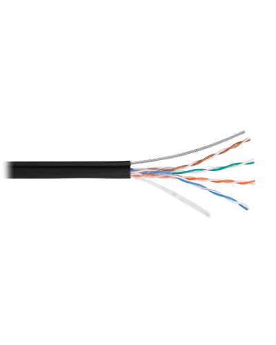 U/UTP 4pair, Cat5e, Solid, Out, SW, PVC (NMC 4805B-BK). Кабель «витая пара» (LAN) для структурированных систем связи. NIKOMAX в Евпатории