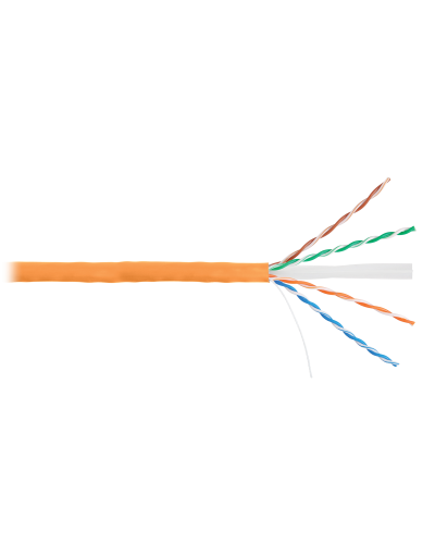 U/UTP 4pair, Cat6a, Solid, In, нг(А)-HF (NMC 9155C-OR). Кабель «витая пара» (LAN) для структурированных систем связи. NIKOMAX в Евпатории