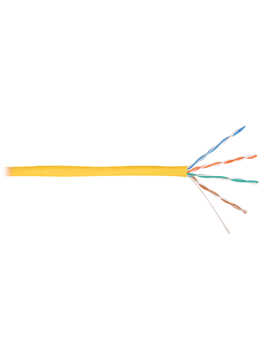 U/UTP 4pair, Cat5e, Solid, In, PVC (NMC 4100A-YL). Кабель «витая пара» (LAN) для структурированных систем связи. NIKOMAX в Евпатории