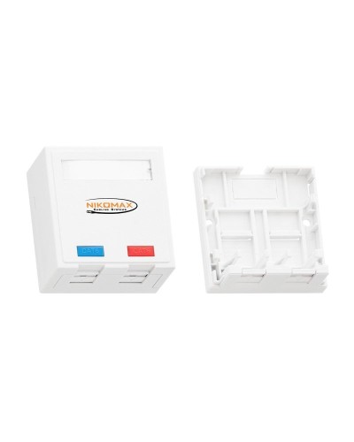 NMC-MB2P-ST-WT. Корпус настенной розетки. NIKOMAX в Евпатории