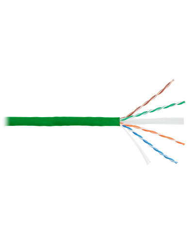 U/UTP 4pair, Cat6, Solid, In, нг(А)-HF (NMC 4140C-GN). Кабель «витая пара» (LAN) для структурированных систем связи. NIKOMAX в Евпатории