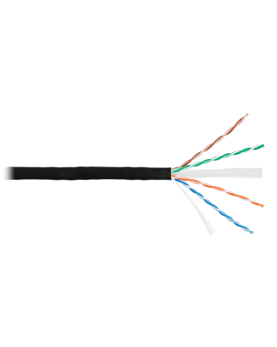 U/UTP 4pair, Cat6, Solid, Out, PVC (NMC 4140B-BK). Кабель «витая пара» (LAN) для структурированных систем связи. NIKOMAX в Евпатории