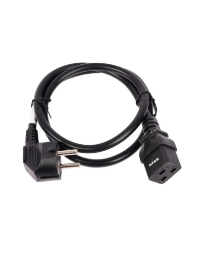 NTSS-PC19772 C19-Schuko проводник.:3х1.5мм2 3м 220/250В 16А черный. Кабель питания. NTSS в Евпатории