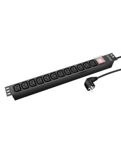NTSS-PDU-DA2039 гор.размещ. 12xC13 базовые 16A Schuko 2м. Блок розеток 19. NTSS в Евпатории