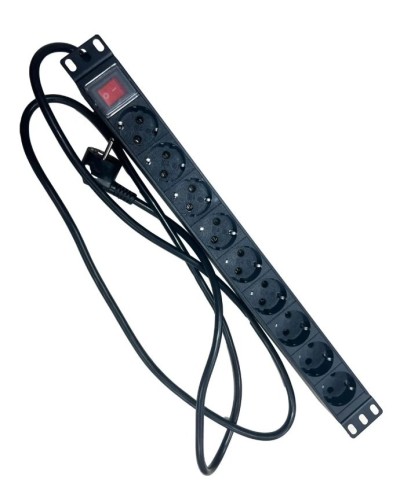 NTSS-PDU-DA2036 гор.размещ. 9xSchuko базовые 16A Schuko 2м. Блок розеток 19. NTSS в Евпатории