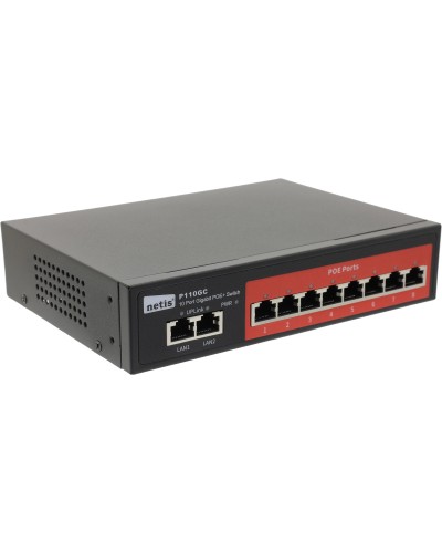 Netis P110GC. Коммутатор сетевой PoE неуправляемый. Netis в Евпатории