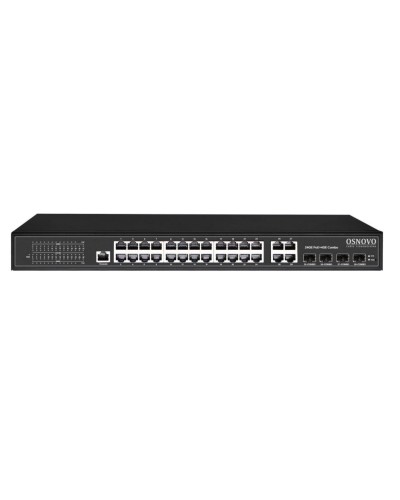 SW-8244/L(400W). Коммутатор 24-портовый  Gigabit Ethernet с PoE. OSNOVO в Евпатории