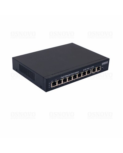 SW-21000(120W). Коммутатор 10-портовый  Fast Ethernet с PoE. OSNOVO в Евпатории