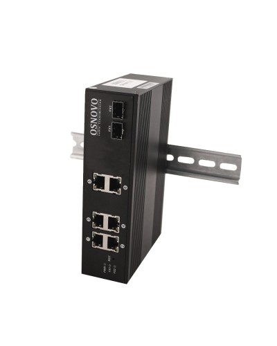 SW-8062/IC. Промышленный PoE коммутатор Gigabit Ethernet на 8 портов. OSNOVO в Евпатории
