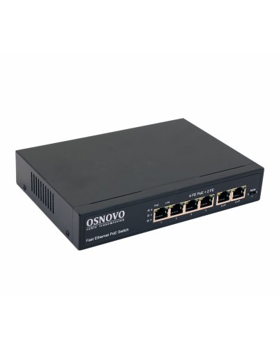 SW-20600(80W). Коммутатор 6-портовый  Fast Ethernet с PoE. OSNOVO в Евпатории