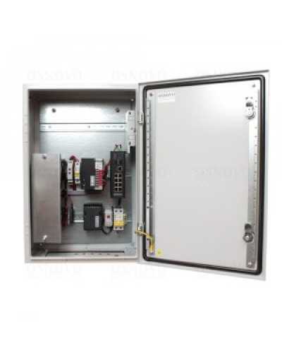 OS-46TB1(SW-80802/ILS(port 90W)). Уличная станция с термостабилизацией и резервным питанием. OSNOVO в Евпатории