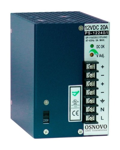 PS-12240/I. Блок питания промышленный. OSNOVO в Евпатории
