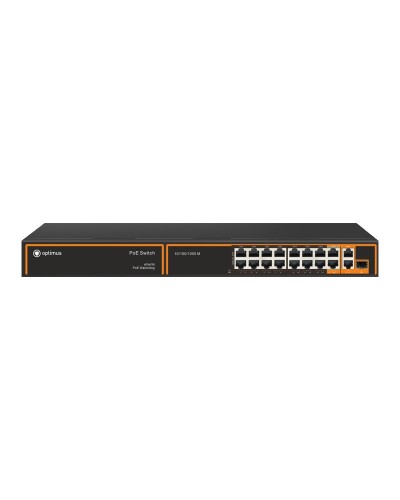 U1I-15F1G2b/2G/1S. Коммутатор с питанием по PoE 16-портовый. Optimus в Евпатории