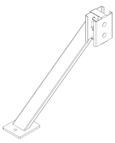 PERCo-MB-16.9. Упор для стоек секции ограждения. PERCo в Евпатории