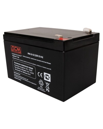 PM-12-12. Аккумулятор герметичный свинцово-кислотный. POWERCOM в Евпатории