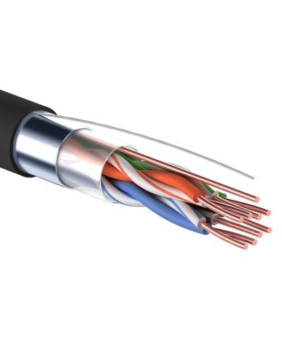 F/UTP 4PR 24AWG, CAT5e. OUTDOOR, 305м. PROconnect (01-0154). Кабель «витая пара» (LAN) для структурированных систем связи. PROCONNECT в Евпатории