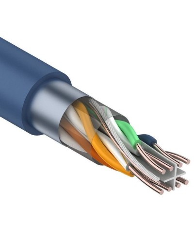 F/UTP, CAT 6, PVC, 4PR, 23AWG, омедненный INDOOR, SOLID, серый, 305м, PROconnect (01-0147-3). Кабель «витая пара» (LAN) для структурированных систем связи. PROCONNECT в Евпатории