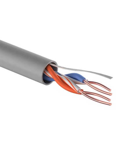 U/UTP 2PR 24AWG, CCA, CAT5e PVC, 305м. PROconnect (01-0022-3). Кабель «витая пара» (LAN) для структурированных систем связи. PROCONNECT в Евпатории