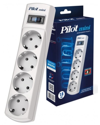 Pilot mini 1.8м. Сетевой фильтр. Pilot в Евпатории