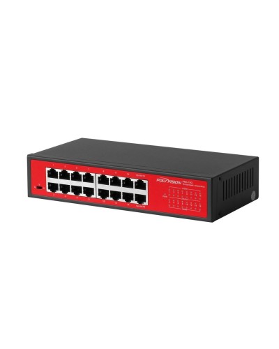 PND-16G. Коммутатор неуправляемый 16-портовый. Polyvision в Евпатории