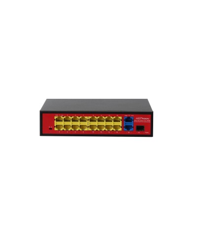 PND-16P-2G1F Lite (180W). Коммутатор неуправляемый 18-портовый с PoE. Polyvision в Евпатории