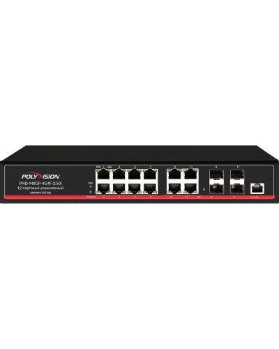 PND-M8GP-4G4F(150). Коммутатор управляемый оптический 12 портовый. Polyvision в Евпатории