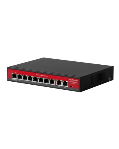 PND-08P-2M-BT1 (120W). Коммутатор AI 10-портовый с функцией PoE. Polyvision в Евпатории