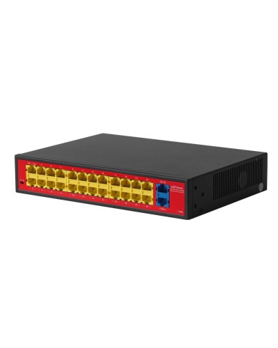 PND-24P-2G Lite (250W). Коммутатор неуправляемый 26-портовый с функцией PoE. Polyvision в Евпатории