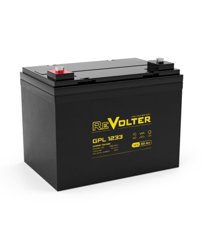 Revolter GPL 1233. Аккумулятор автомобильный герметичный свинцово-кислотный. Revolter в Евпатории