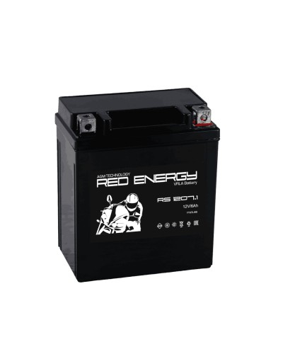Red Energy RS 1207.1. Аккумулятор герметичный свинцово-кислотный стартерный. Red Energy в Евпатории