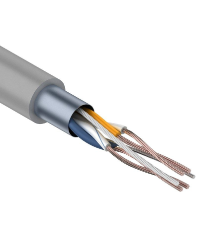 F/UTP, CAT 5e, PVC, 2PR, 24AWG, INDOOR, STRANDED, серый, 305м, REXANT (01-0125). Кабель «витая пара» (LAN) для структурированных систем связи. Rexant в Евпатории
