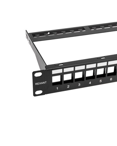 Панель коммутационная наборная 19", 1U, 24 порта, UTP REXANT PRO (02-0053): Патч-панель 19" в Евпатории