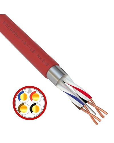 КПСВЭВнг(А)-LS 2х2х0,5 (01-4865-1)(REXANT). Кабель для систем пожарной и охранной сигнализации. Rexant в Евпатории