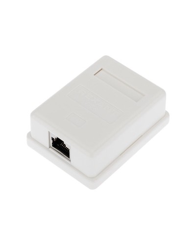 Розетка компьютерная внешняя 1-порт FTP RJ-45 (8P8C), CAT 5e REXANT (03-0122): Розетка RJ-45 в Евпатории