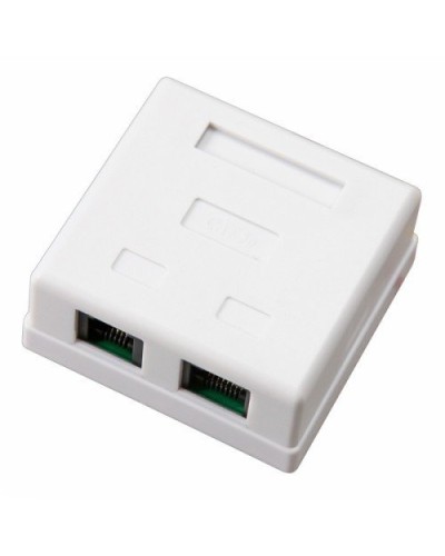 Розетка компьютерная внешняя 2-порта, UTP RJ-45 (8P8C), CAT 5e REXANT (03-0151): Розетка RJ-45 в Евпатории