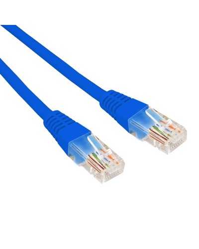 Патч-корд U/UTP CAT 6, RJ45-RJ45, 26AWG, LSZH, синий, 2м REXANT (02-0294-2). Патч-корд UTP. Rexant в Евпатории