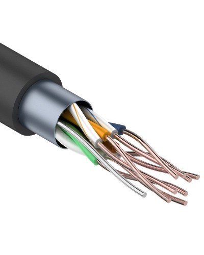 F/UTP 4PR 24AWG CAT5e 305м OUTDOOR REXANT (01-0146). Кабель «витая пара» (LAN) для структурированных систем связи. Rexant в Евпатории