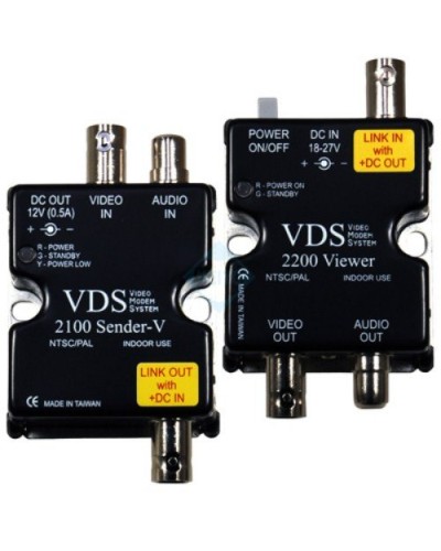 VDS 2100/2200. Удлинитель видео-, аудиосигнала, напряжения питания по коаксиальному кабелю. SC&T в Евпатории