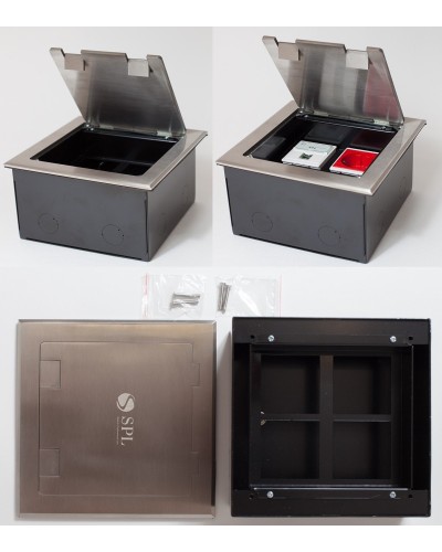 Люк на 4 поста (45х45), из нержавеющей стали, с коробкой, IP40 (300014). Люк. SPL в Евпатории