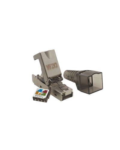 Коннектор 8P8C STP 6A (RJ-45) безынструментальный (10-0240). Разъем RJ-45. SUPRLAN в Евпатории