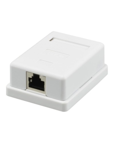 Розетка настенная RJ-45, 8P8C, Cat.5e, 1 порт FTP (10-0354). Компьютерная розетка. SUPRLAN в Евпатории