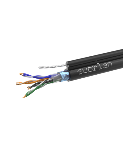 FTP Cat.5e 4x2xAWG24 Cu PE Outdoor T-FG8 (трос) Standard (01-1026-1). Кабель «витая пара» (LAN) для структурированных систем связи. SUPRLAN в Евпатории