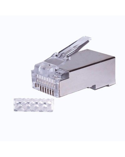 Коннекторы 8P8C FTP Cat.6 3U (RJ-45) (100шт) (10-0202). Разъем RJ-45. SUPRLAN в Евпатории