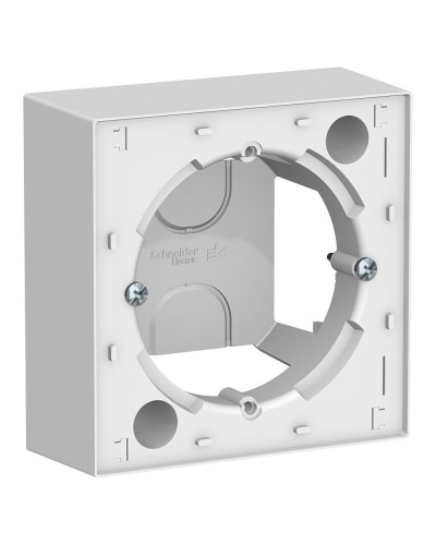 AtlasDesign коробка для наружного монтажа, белая (ATN000100). Коробка для наружного монтажа. Systeme Electric в Евпатории