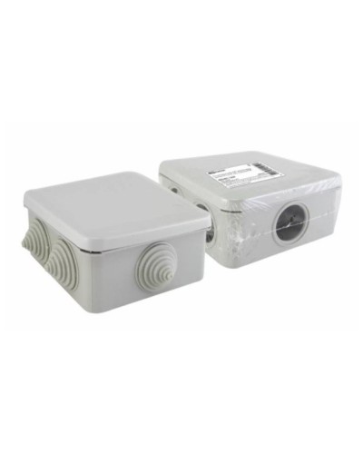 Коробка ОП 100х100х50мм, крышка, IP55, 6 вх. (SQ1401-1255). Распаячная коробка. TDM ЕLECTRIC в Евпатории