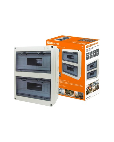 ЩРН-П-24 модулей навесной пластик IP65 (SQ0908-0006). Бокс. TDM ЕLECTRIC в Евпатории