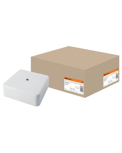 Коробка КР 50х50х20 ОП белая, IP40 (SQ1401-0201). Распаячная коробка. TDM ЕLECTRIC в Евпатории