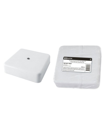 Коробка КР 100х100х29 ОП белая, IP40 (SQ1401-0907). Распаячная коробка. TDM ЕLECTRIC в Евпатории