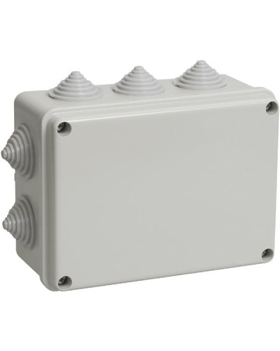 Коробка ОП 150х110х70мм, крышка, IP44, 10 гермовводов (SQ1401-1241). Распаячная коробка. TDM ЕLECTRIC в Евпатории