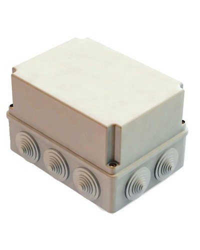 Коробка ОП 190х140х120мм, крышка, IP55, 10 гермовводов (SQ1401-1246). Распаячная коробка. TDM ЕLECTRIC в Евпатории